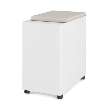 Round Corner Side Pulling Cabinet
