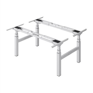 double white electric adjustable table